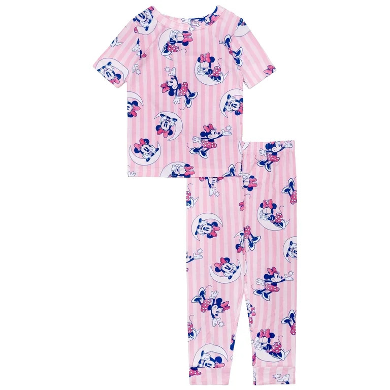 Character Toddler Viscose Unisex 2-Piece Pajama Set, Sizes 12M-5T | Walmart (US)