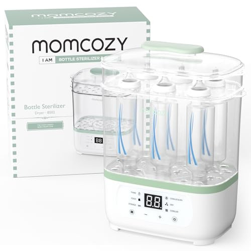 Momcozy Bottle Sterilizer and Dryer, 8-in-1 Electric Steam Baby Bottle Sterilizer for Baby Bottles, Baby stuffs & Breast Pump Accessories | Amazon (US)
