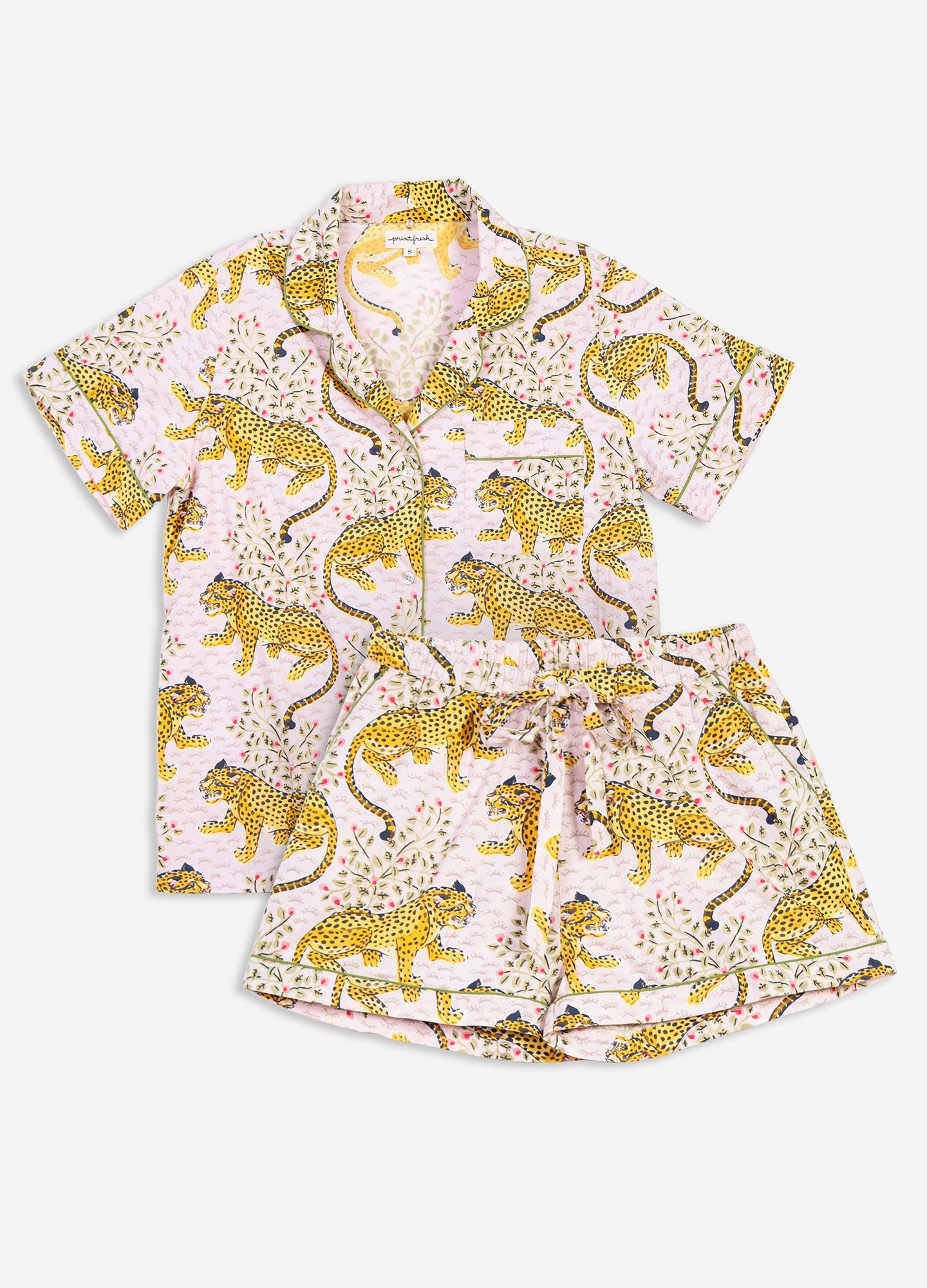 Bagheera - Short Sleep Set - Blush | Printfresh