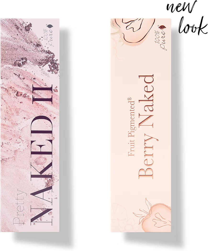 100% PURE Pretty Naked II Makeup Palette All in One Compact 3 Eyeshadow, Blush, Face Highlighter,... | Amazon (US)