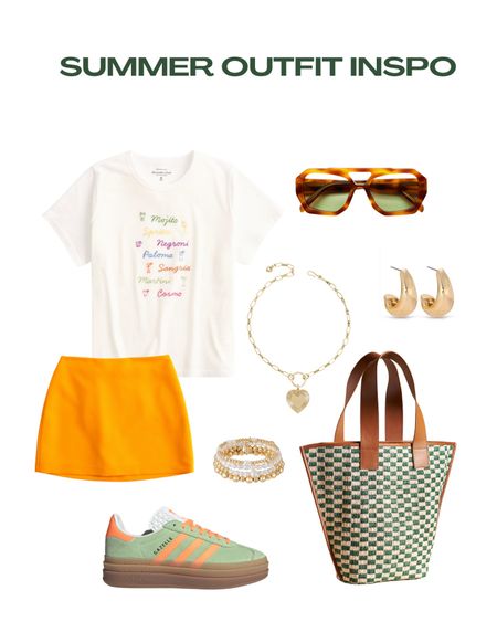 summer outfit idea☀️ adidas gazelle outfit, skorts, colorful outfit, sneaker outfit, summer style 

#LTKshoecrush #LTKstyletip #LTKSeasonal