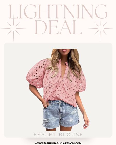 Loving this spring blouse from Amazon! 
Fashionablylatemom 
PRETTYGARDEN Women's Summer Tops Dressy Casual Short Lantern Sleeve V Neck Buttons Hollow Out Lace Embroidered Blouses Shirts
SIZE ATTENTION: S=US 4-6, M=US 8-10, L=US 12-14, XL=US 16-18, XXL=US 20. Cute Tops For Women Made Of Premium Cotton Fabric, Comfy And Breathable, Ideal For Wearing On Hot Summer Days. Unique Eyelet Lace Material Make The Going Out Tops For Women More Delicate And Fashionable
FEATURES: Womens Tops Dressy Casual/ Sexy Summer Tops For Women/ Lantern Short Sleeve Shirts For Women/ Button Up V Neck Tops For Women/ Embroidered Lace Tops For Women/ Ladies Tops And Blouses/ Patchwork Blouses For Women Fashion/ Sheer Tops For Women With Lining/ Summer Outfits For Women

#LTKsalealert #LTKSeasonal