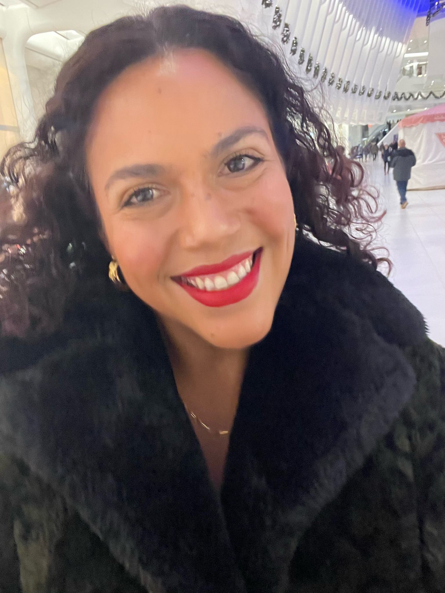 A bold red lip with an all black outfit adds a pop for a winter night out! Wearing size 10 skirt, size 36D shell, size 10 boots, size large blazer, size medium coat. Lip pigment color is Don’t Stop. 

#LTKSeasonal #LTKbeauty #LTKstyletip