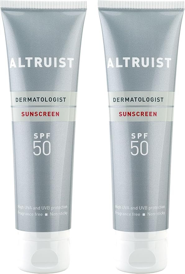 ALTRUIST. Dermatologist Sunscreen SPF 50 – Superior 5-star UVA protection by Dr Andrew Birnie, ... | Amazon (UK)