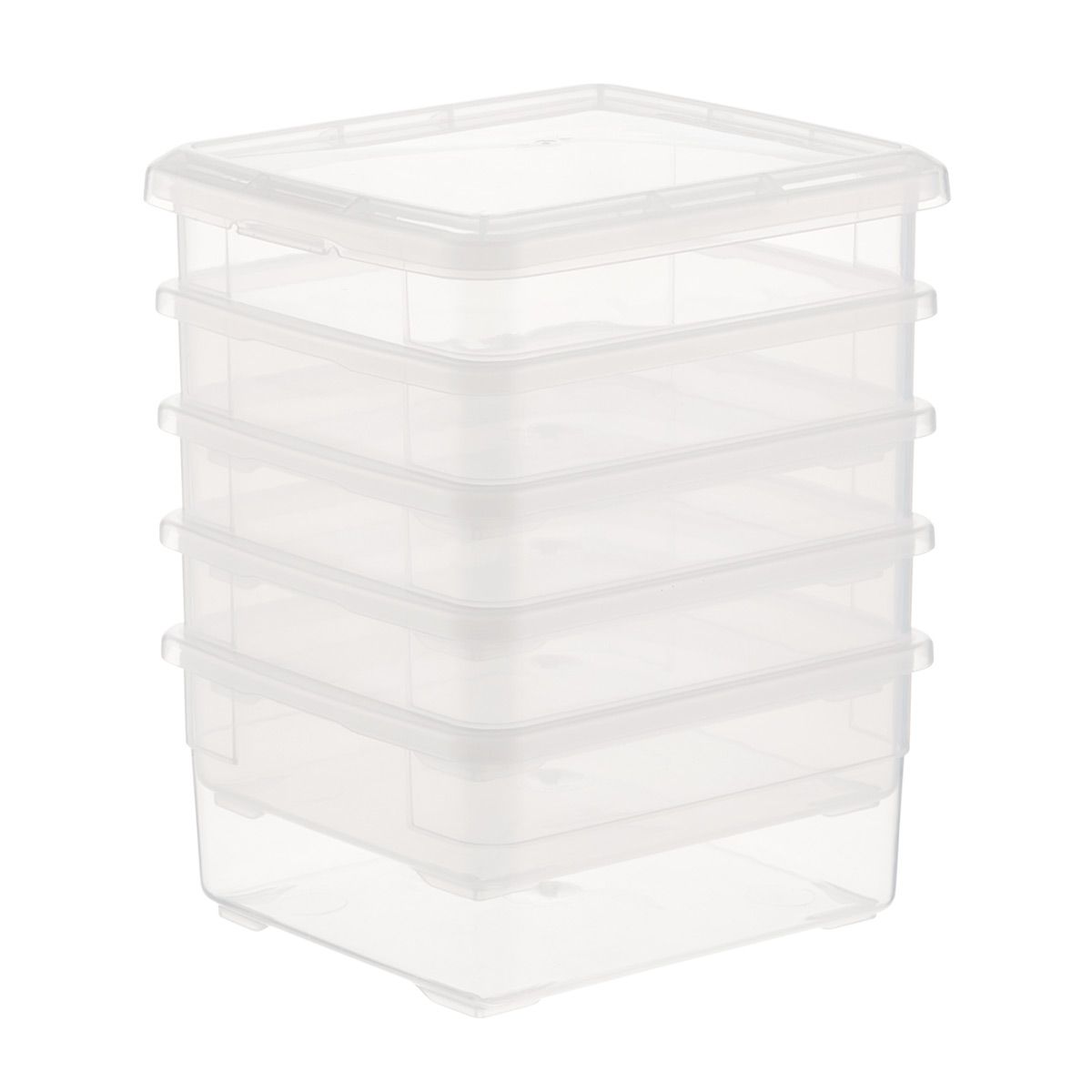 Case of 5 Our Accessory Box Clear | The Container Store