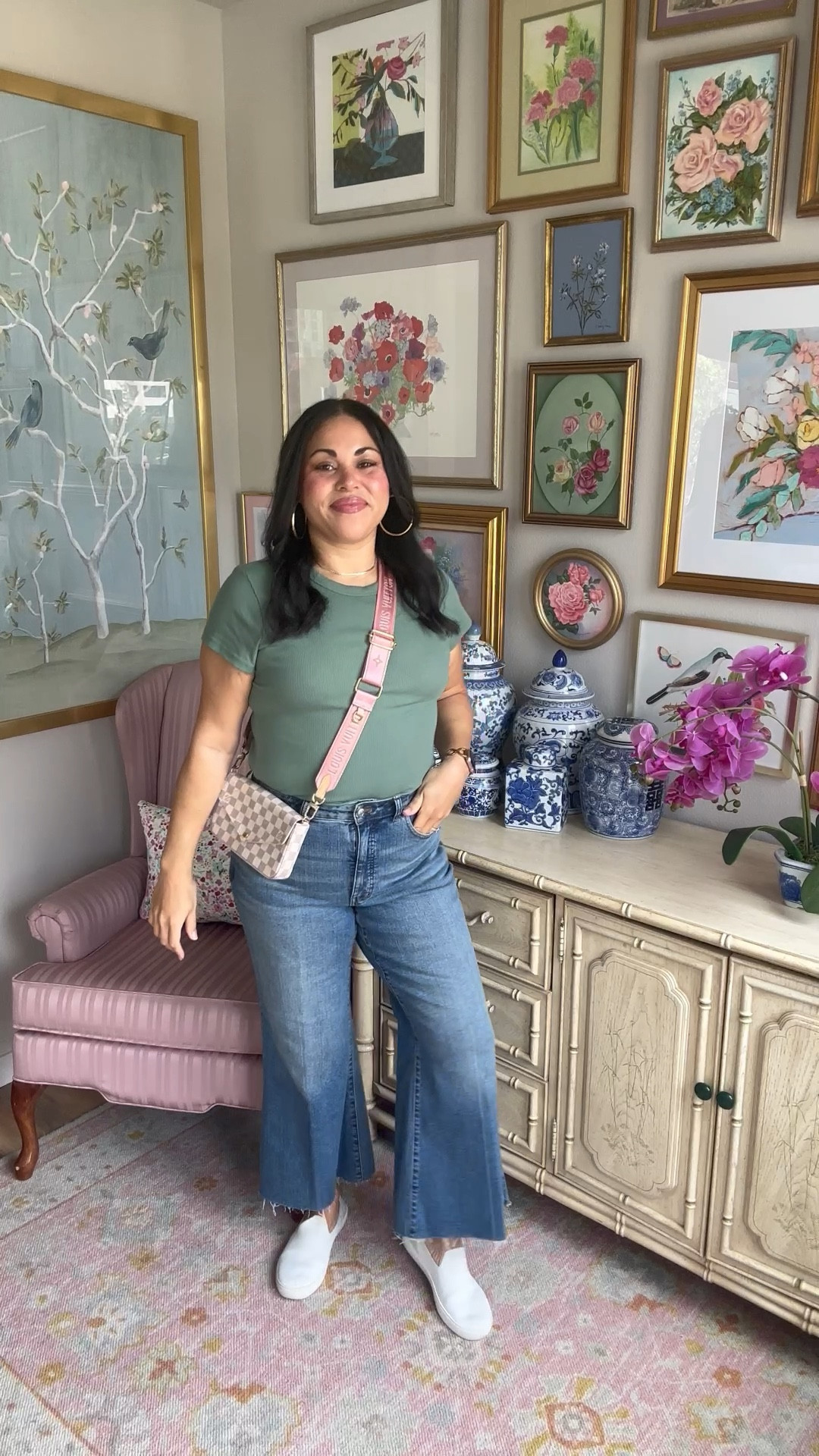 These cropped wide leg Madewell jeans are the MOST comfy and a must for spring and summer! They have a lot of stretch, so you can size down 1 size.

I’m wearing a 30 and I’m normally a 31 at other brands. 

#LTKMidsize #LTKxMadewell #LTKSaleAlert