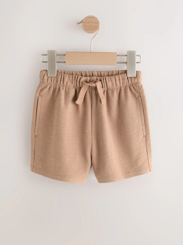 Tan Brown Textured Shorts (3mths-7yrs) | Next US