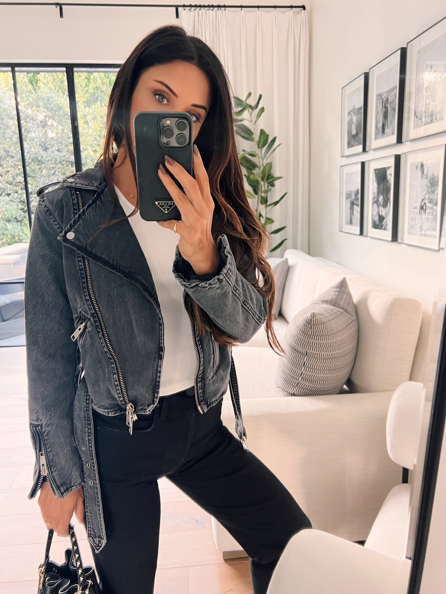 Obsessed w this moto jacket and it’s 50% OFF now! I’m wearing a size US2

#LTKover40 #LTKstyletip #LTKsalealert