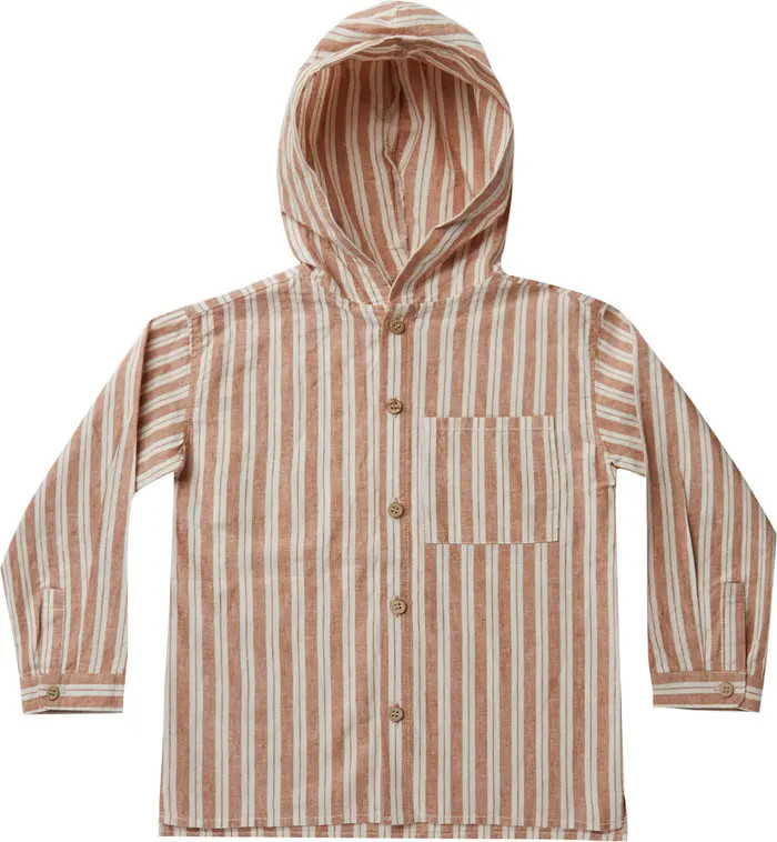 Hooded Button-Up Overshirt | Nordstrom Rack