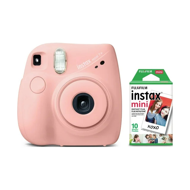 Fujifilm INSTAX Mini 7+ Exclusive Blister Bundle with Bonus Pack of Film (10-pack Mini Film), Lig... | Walmart (US)
