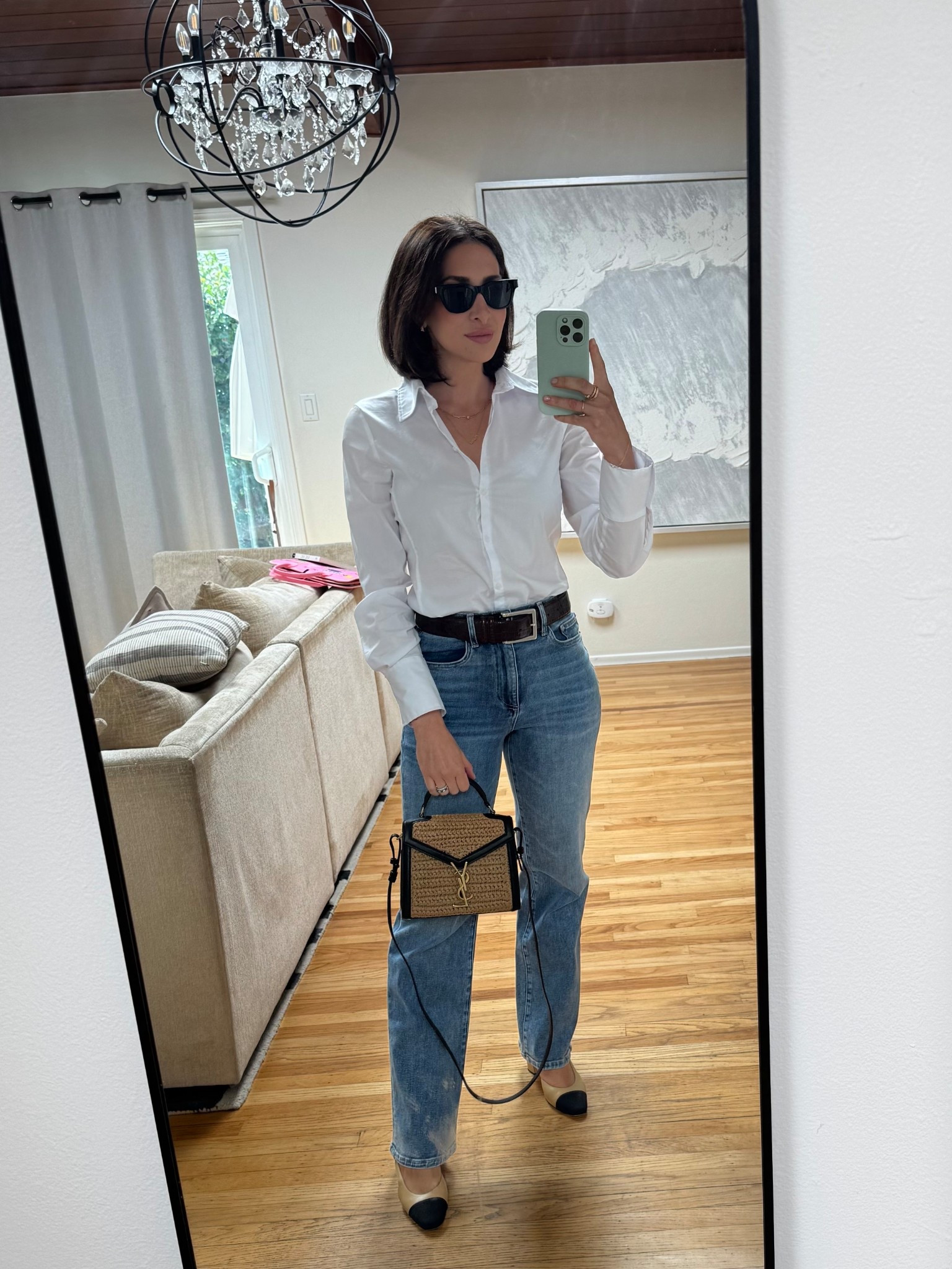 Zara top 2157/056
Vintage Ralph Lauren belt 