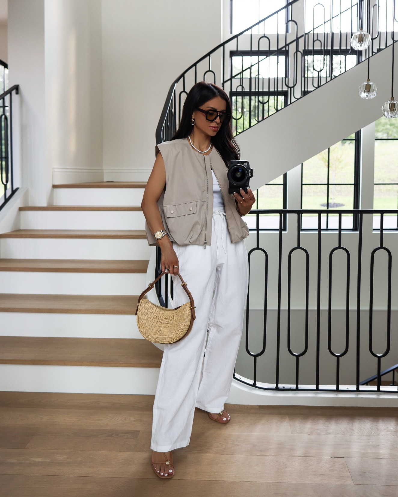 Amazon summer outfit
Amazon utility vest
Amazon white linen pants
Wearing an xs/s in everything!

#LTKFindsUnder50 #LTKSeasonal #LTKFindsUnder100