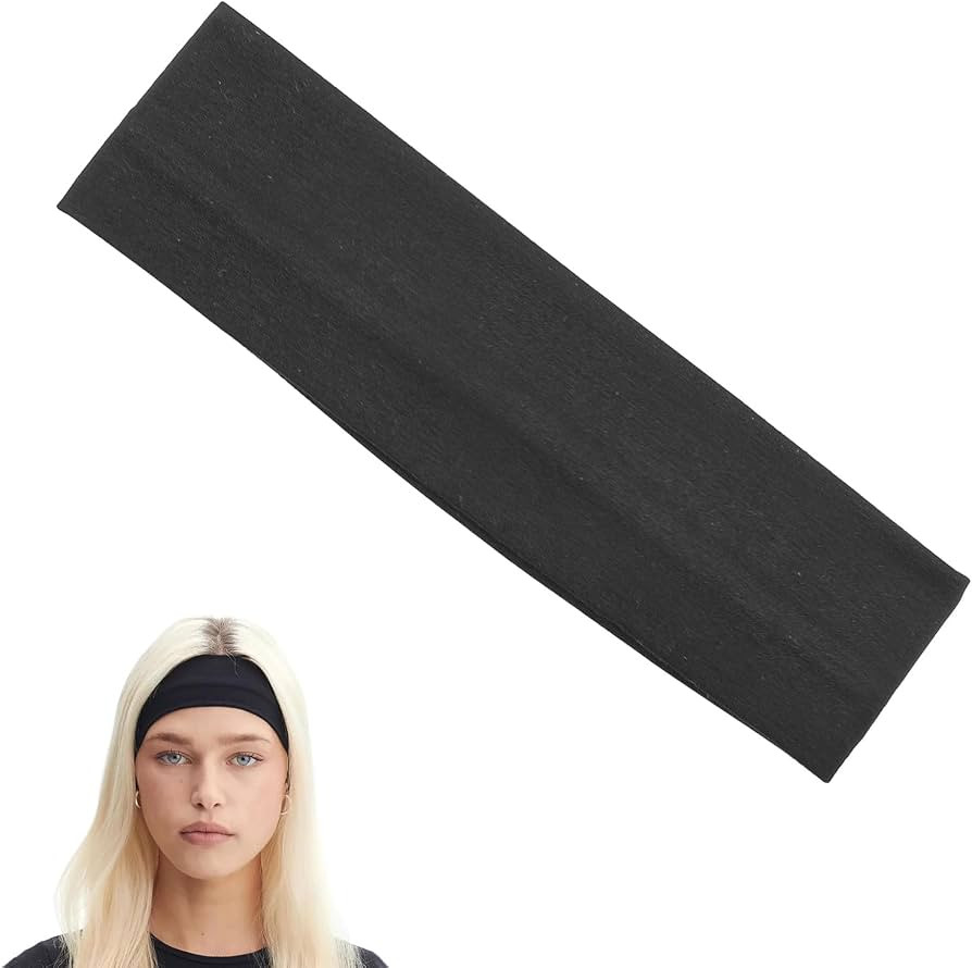 Qancekoo Stretchy Elastic Yoga Headband, Cotton Soft Sport Sweat Hairband for Women Girls Workout... | Amazon (CA)