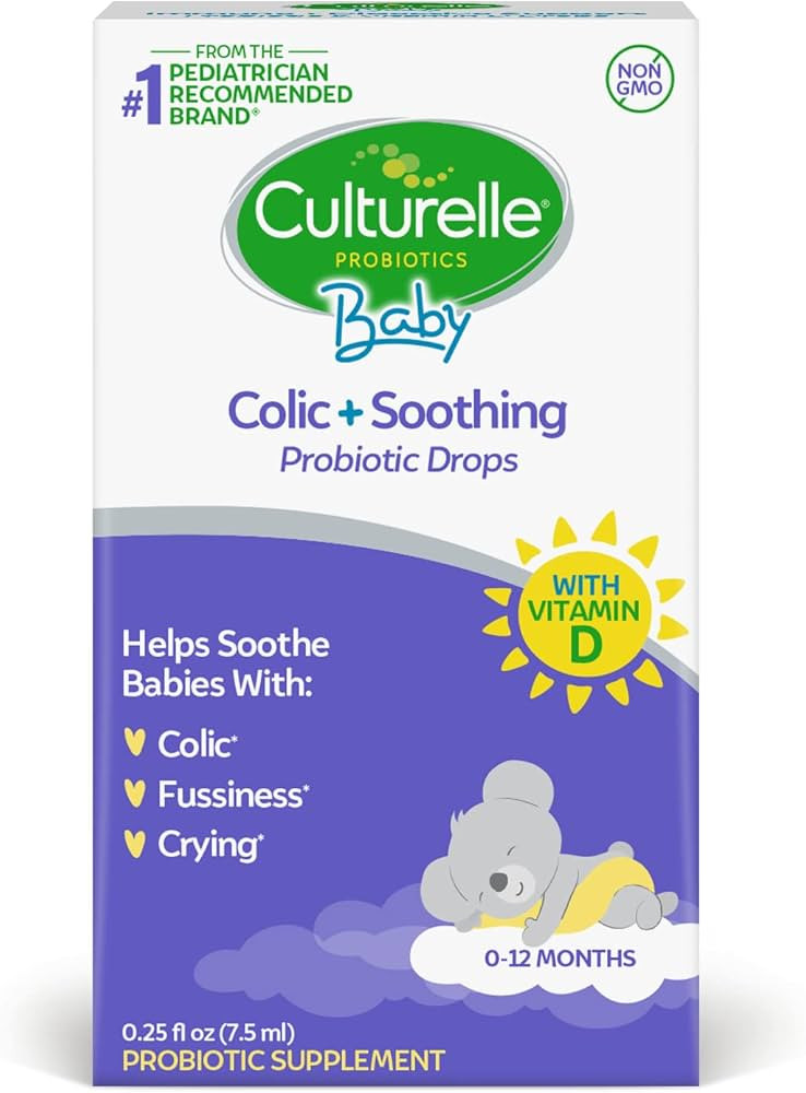 Culturelle Probiotics for Babies, Colic plus Soothing Drops From Culturelle, Helps Soothe Colic, ... | Amazon (US)