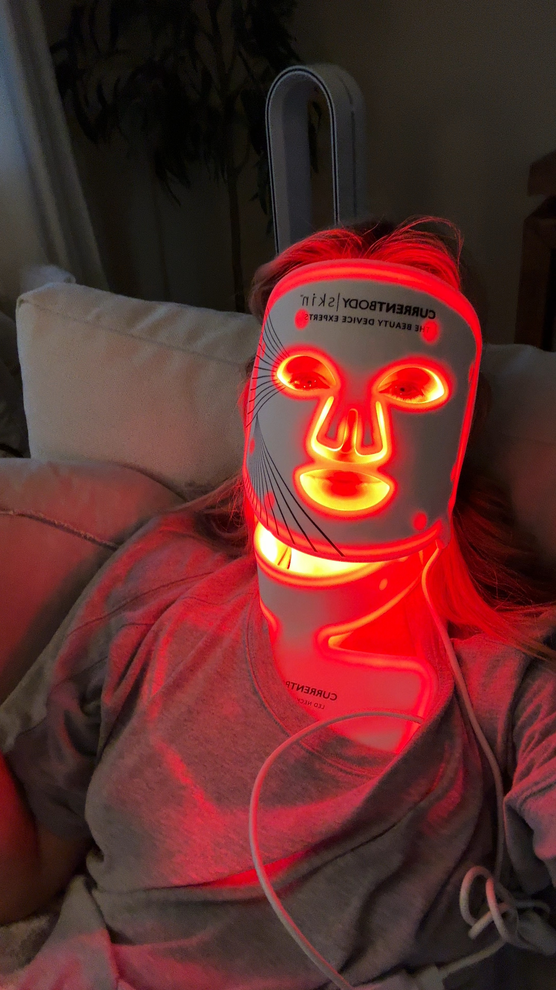 My nightly self care! Red light therapy mask for face and neck! Use code LACYCB

#LTKBeauty #LTKSaleAlert #LTKVideo