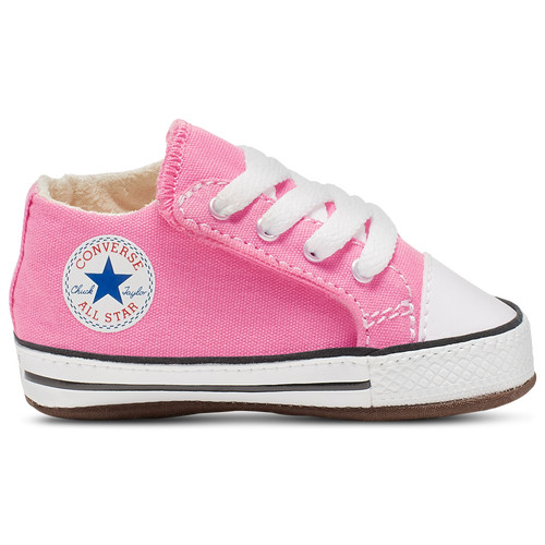 Girls Infant Converse Converse All Star Crib - Girls' Infant Shoe Pink/Natural Ivory/White Size 01.0 | Kids Foot Locker (US)