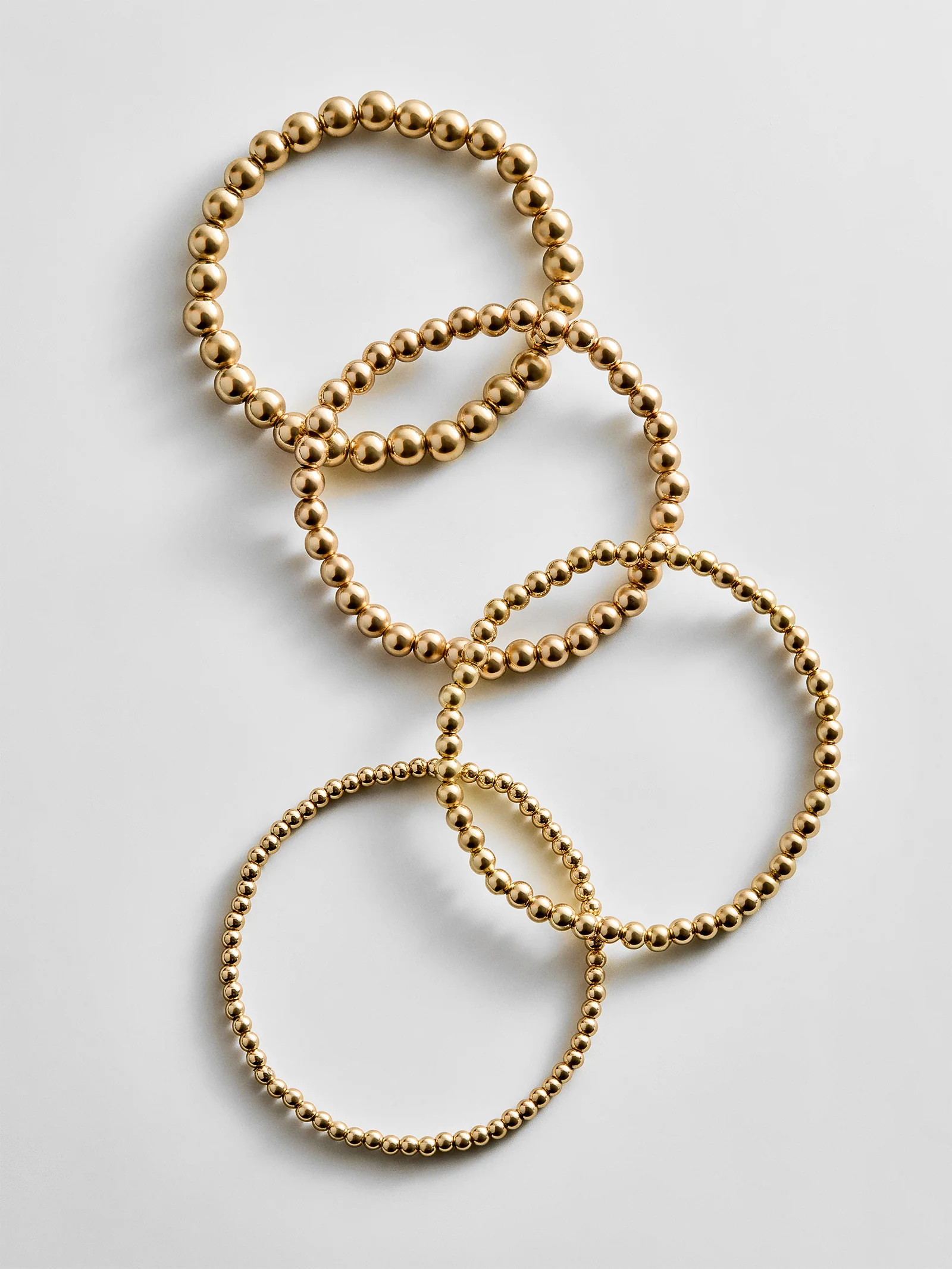 Gold Pisa Bracelet - 3MM Beads | BaubleBar