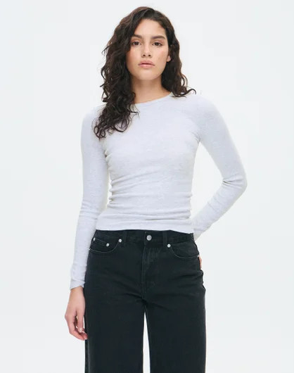 Cotton Crew Neck Longsleeve | Glassons (Australia)