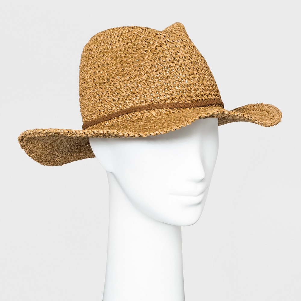 Women's Panama Hat - Universal Thread Brown, Size: Small | Target
