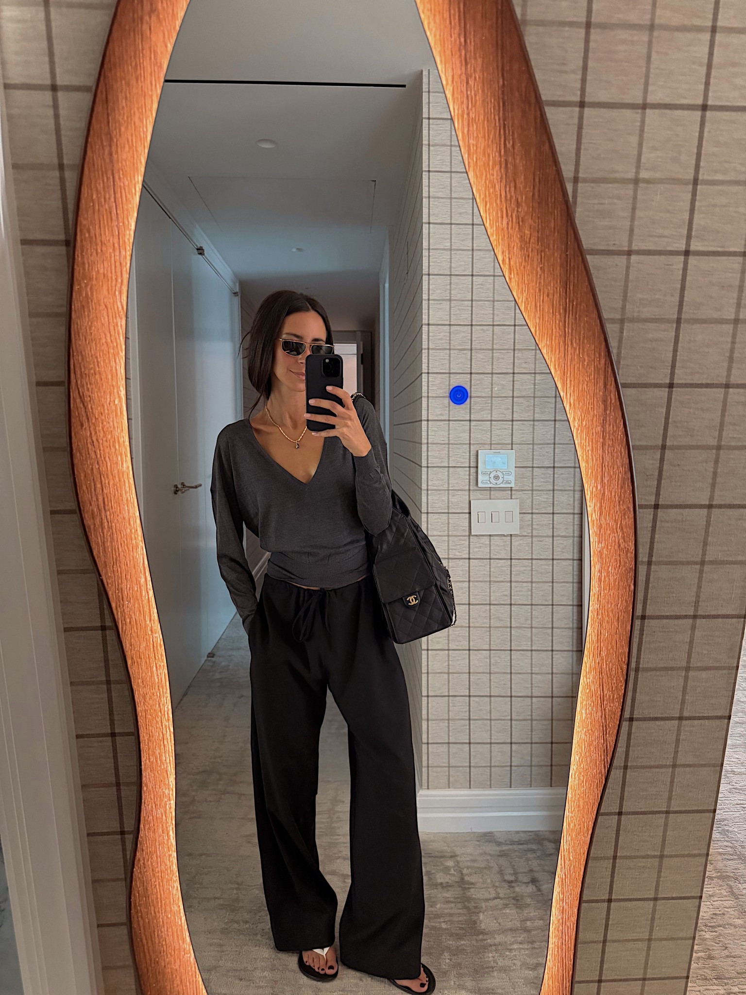 OOTD. Linked my sweater in light grey!