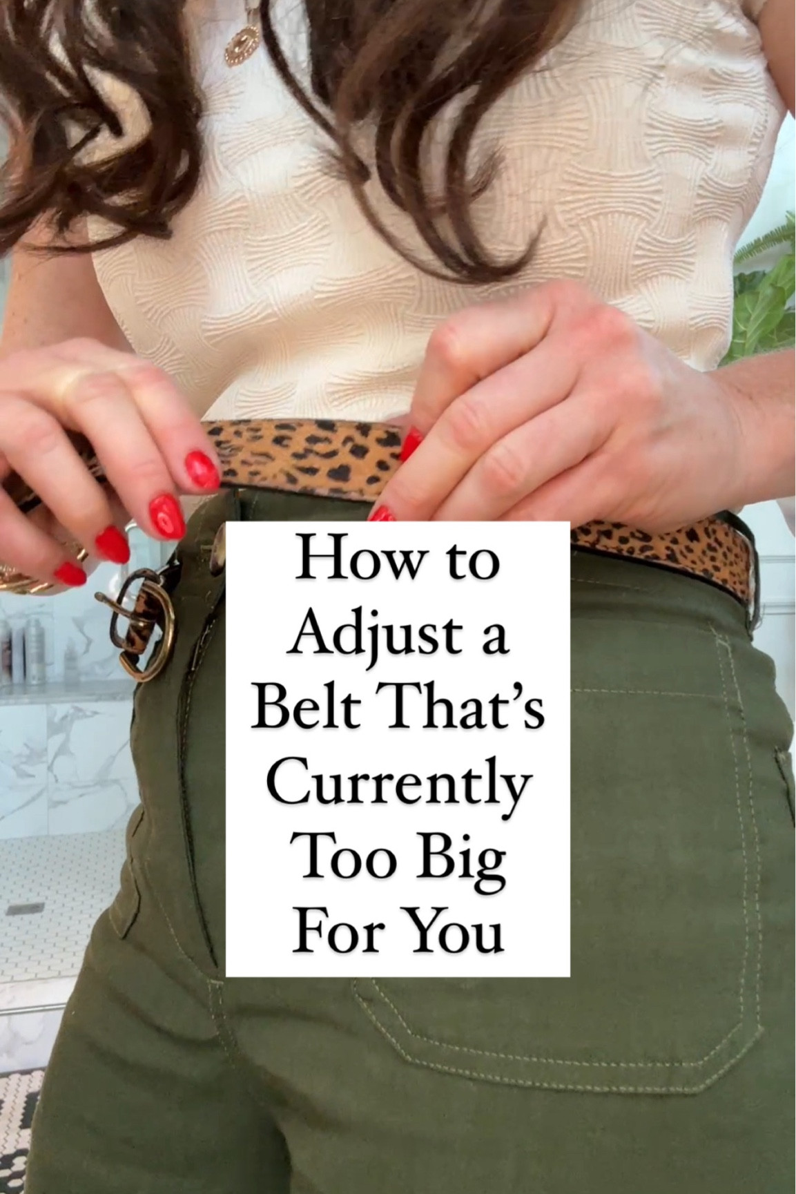 You can make your belt work across multiple sizes  with these two simple tools!

#LTKSeasonal #LTKWorkwear #LTKStyleTip