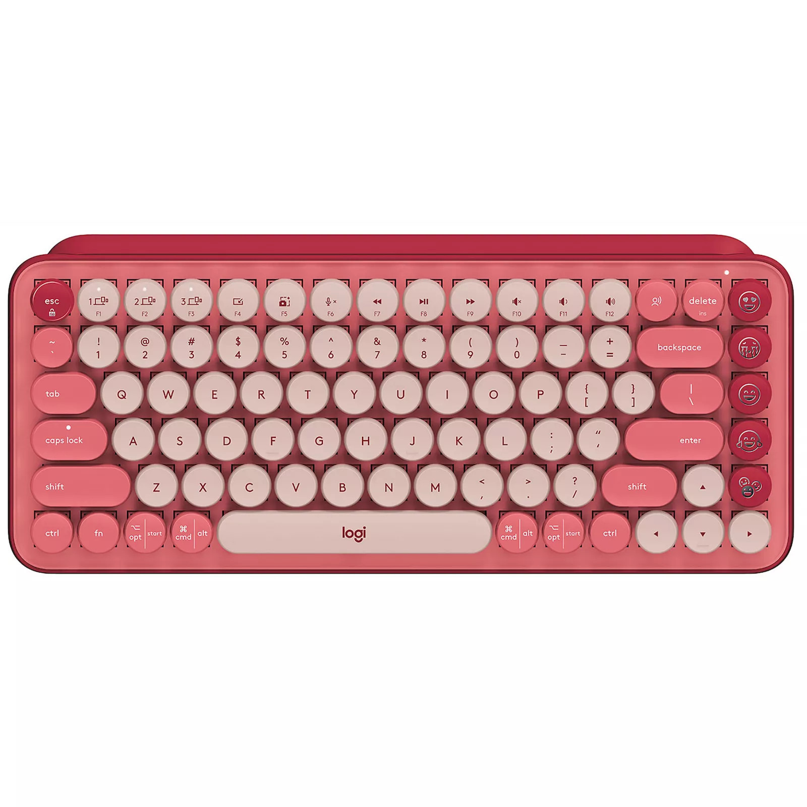 Logitech POP Keys Emoji Wireless Keyboard - Heartbreaker, Multi | Kohl's
