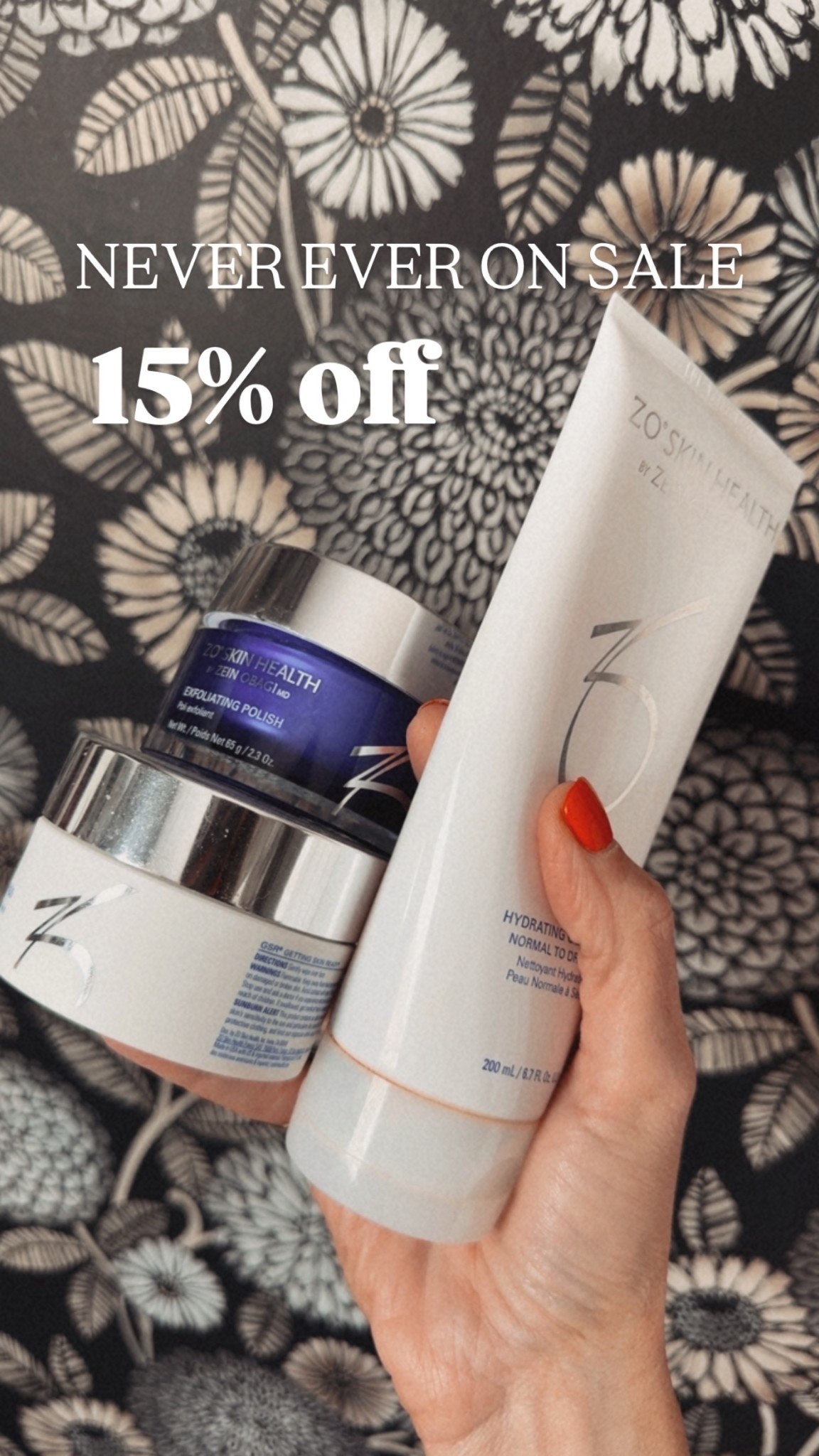 Never on sale… until now 👀15% off my go-to skincare and yes, I’m stocking up. These are the products I always come back to for smoother, brighter, hydrated skin

ZO Skin Health, medical grade skincare, skincare sale, anti aging, glowing skin, exfoliating polish, daily routine, themominstyle 

#LTKBeauty #LTKgrwm #LTKOver40