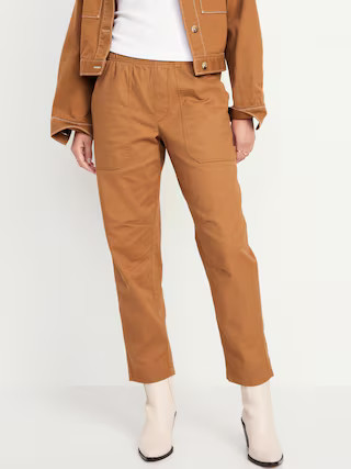 High-Waisted Pulla Utility Pants | Old Navy (US)