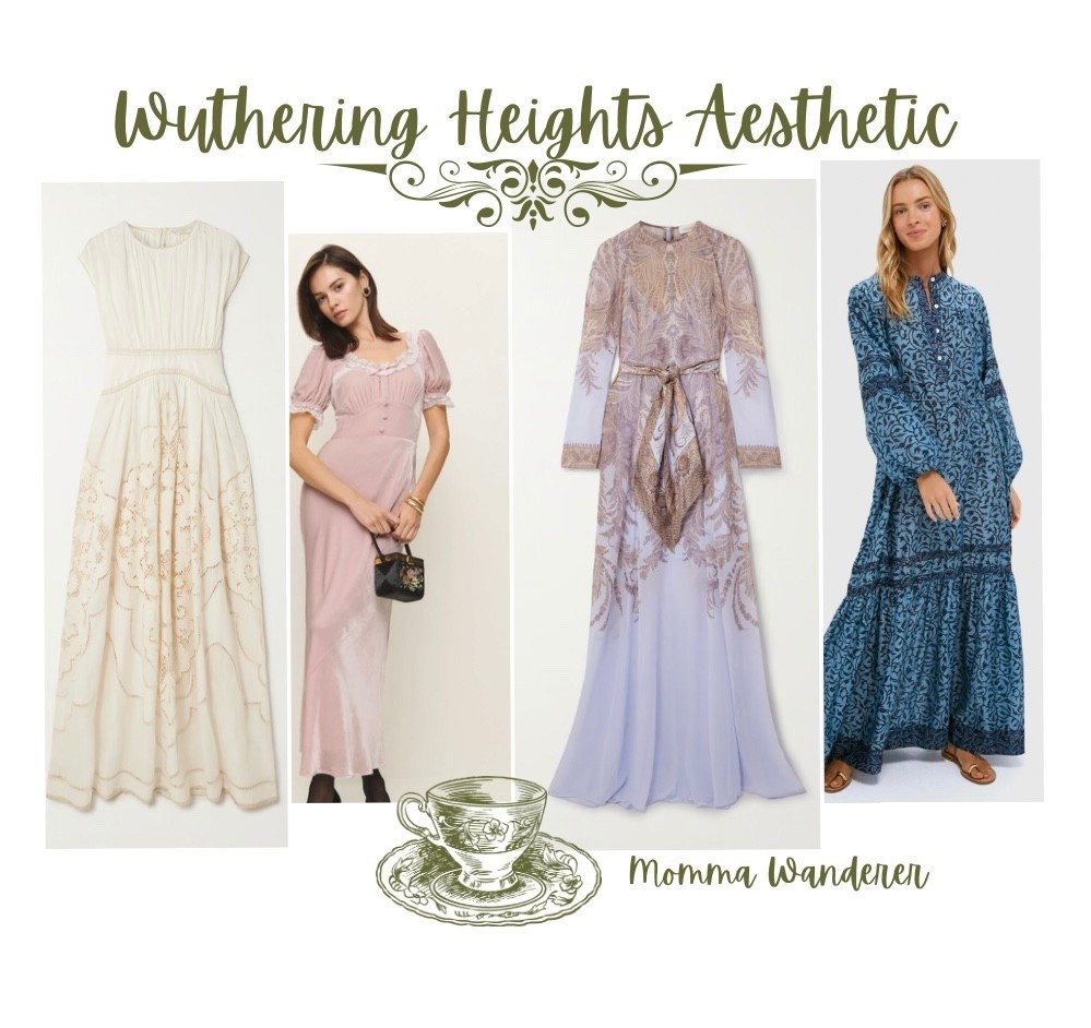 It’s giving Wurthering Heights! I’m excited for the movie ~ here are some dresses with a Wuthering Heights vibe. Earthy, flowing, corset tops, romantic aesthetics. 
Great for upcoming wedding / shower season. I’ll update this post as I discover more! Save it to your favorites !

#LTKSeasonal #LTKWedding