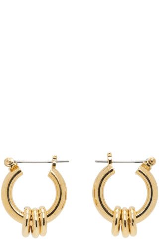 Gold Fillia Earrings | SSENSE