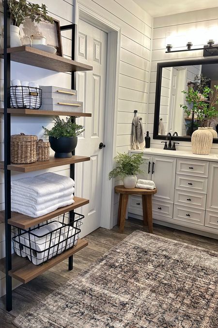 Loloi Rug Sale. Amazon Prime Deal. Follow @farmtotablecreations on Instagram for more inspiration. Loloi Rug. Amber Interiors. Morgan Navy Sand Rug. Bathroom Inspiration. Bathroom Decor. Bathroom Shelf. Bathroom Shelf Decor. Bathroom Storage  

#LTKxPrimeDay #LTKunder50

#LTKsalealert