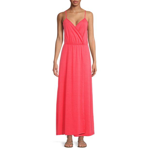 Nine.Eight Women's Wrap Maxi Dress | Walmart (US)
