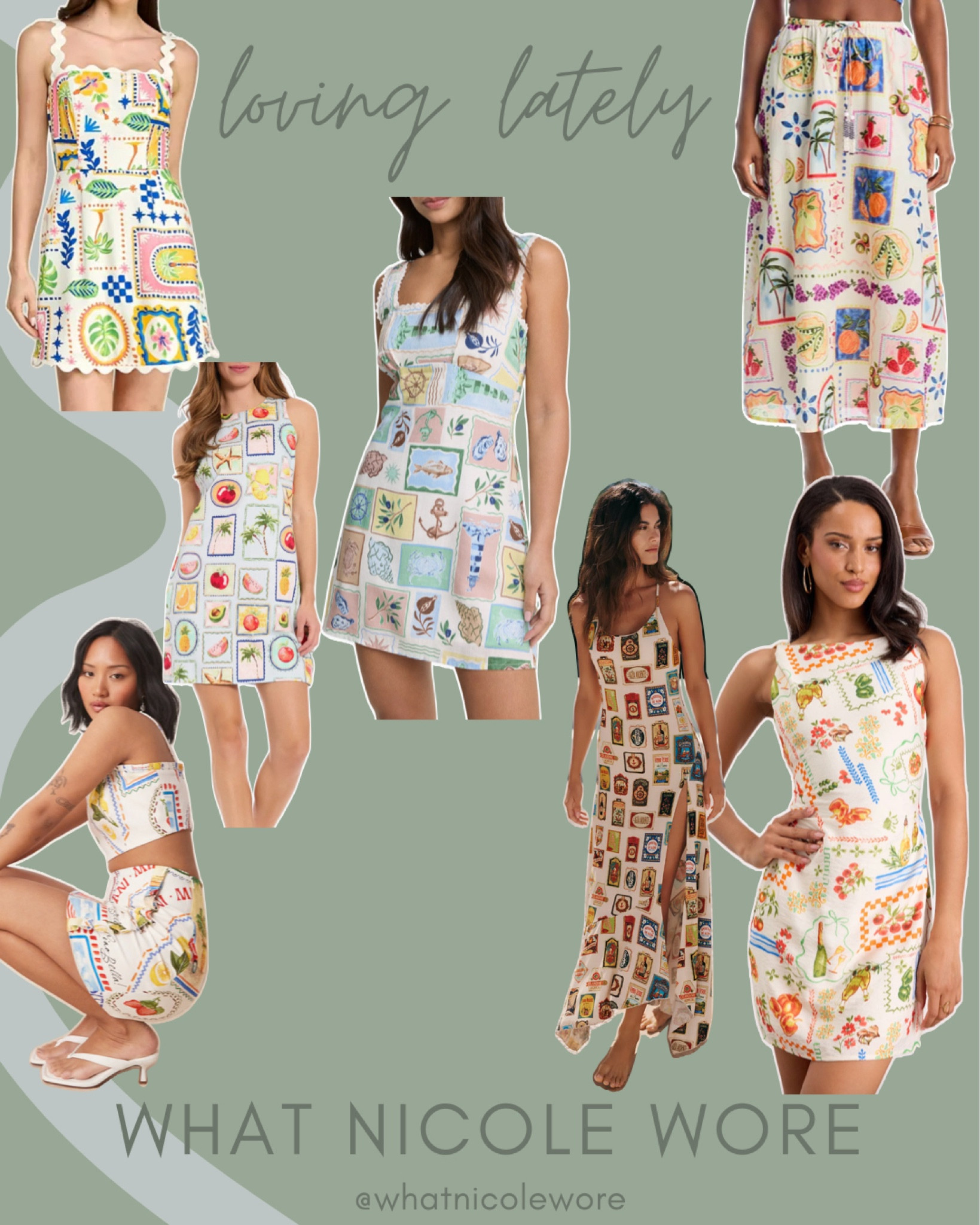 I’ve been loving the stamp print trend and it’s SO cute for summer. Here’s some of my favorite stamp-print dresses, skirts, and sets that are perfect for summer. 

#LTKSaleAlert