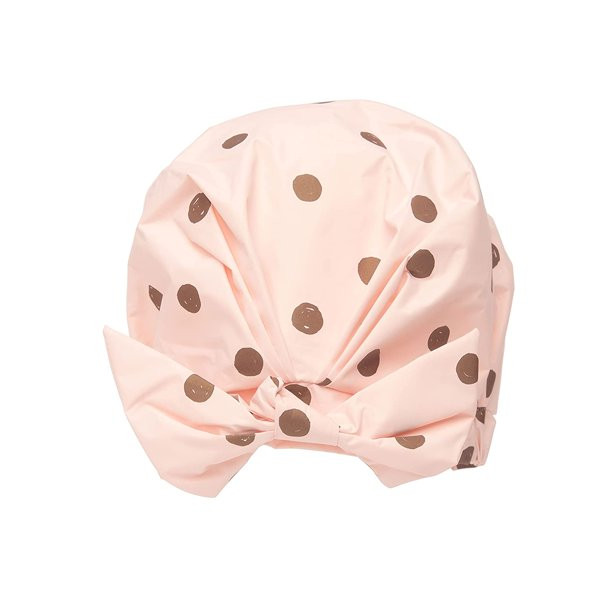 Kitsch Luxury Shower Cap for Women - Waterproof, Reusable Shower Caps (Blush Dot) - Walmart.com | Walmart (US)
