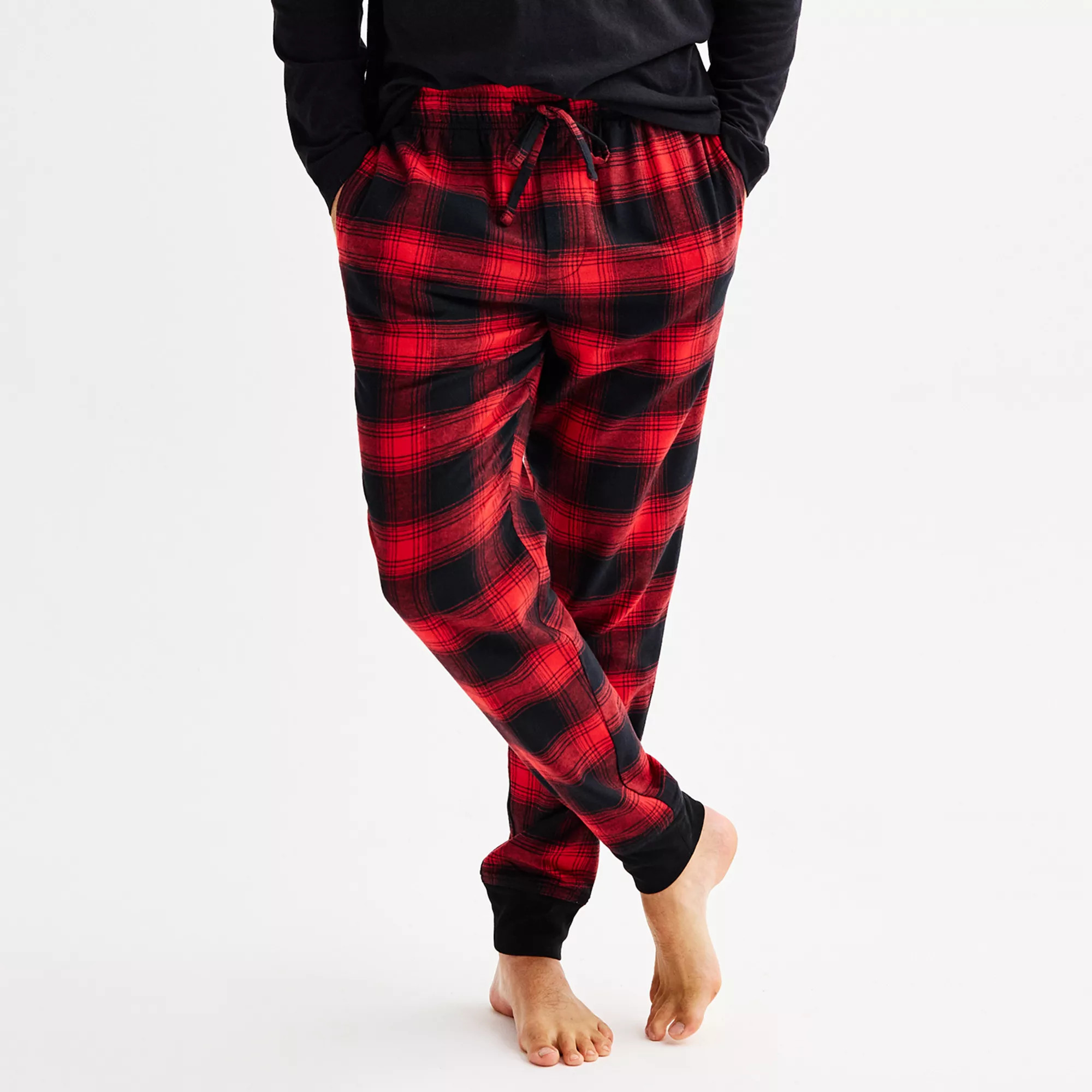 Men's Sonoma Goods For Life® Banded Bottom Flannel Pajama Pants | Kohl's
