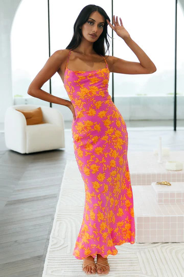 Hey Girl Midi Dress Purple | Hello Molly (AU)