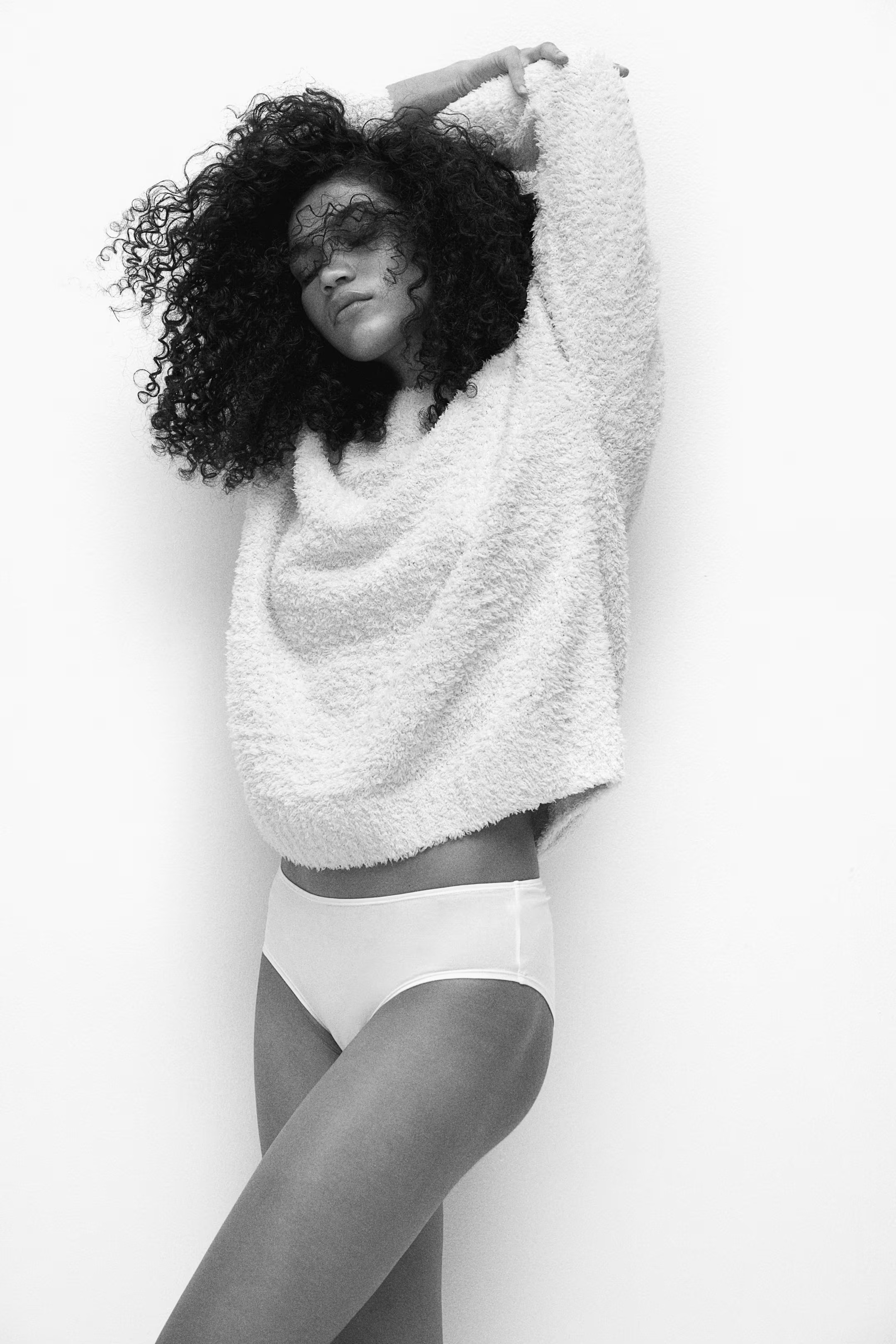 Fluffy-knit Loungewear Top | H&M (US + CA)