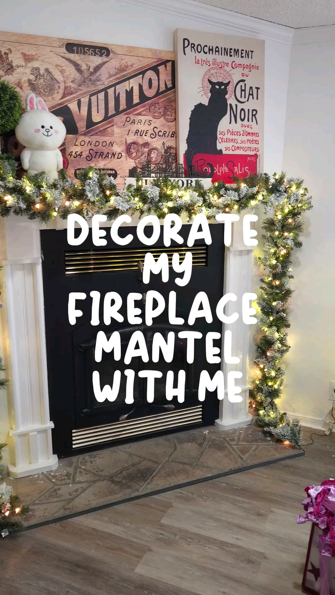 My decorated pink and gold Christmas garland for my fireplace mantel! 🎄🎀✨️

#LTKHoliday #LTKSeasonal #LTKHome