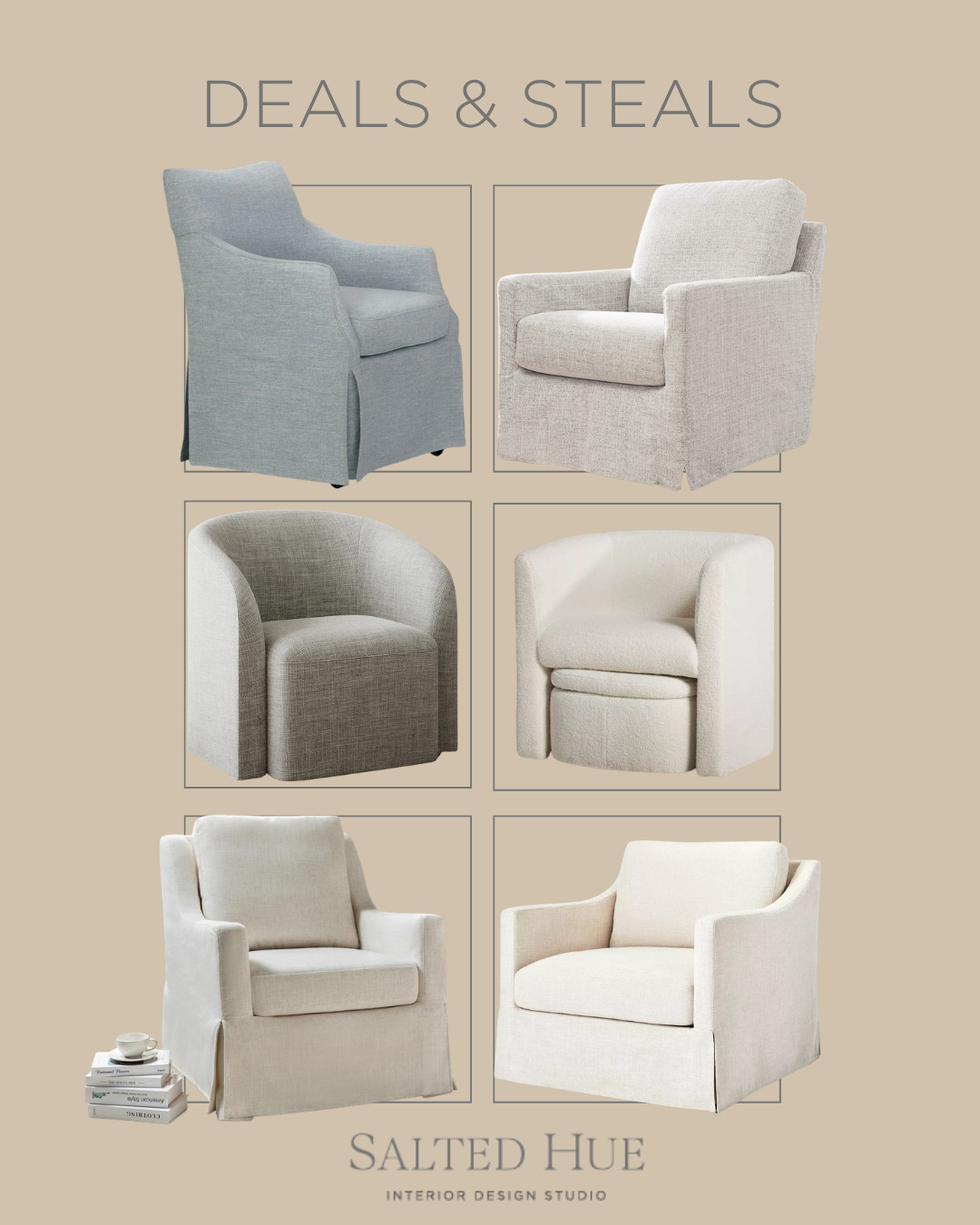 In our interior design business, we peruse a lot of furniture. Every website, every manufacturer, and every budget, continually making a catalog of great pieces we can suggest to our clients along the way. 

So when pieces we love end up on sale, they're worth sharing so you, too, can snag a deal. Accent chairs for any space and all on major sale.  

 #LTKHome #LTKSaleAlert