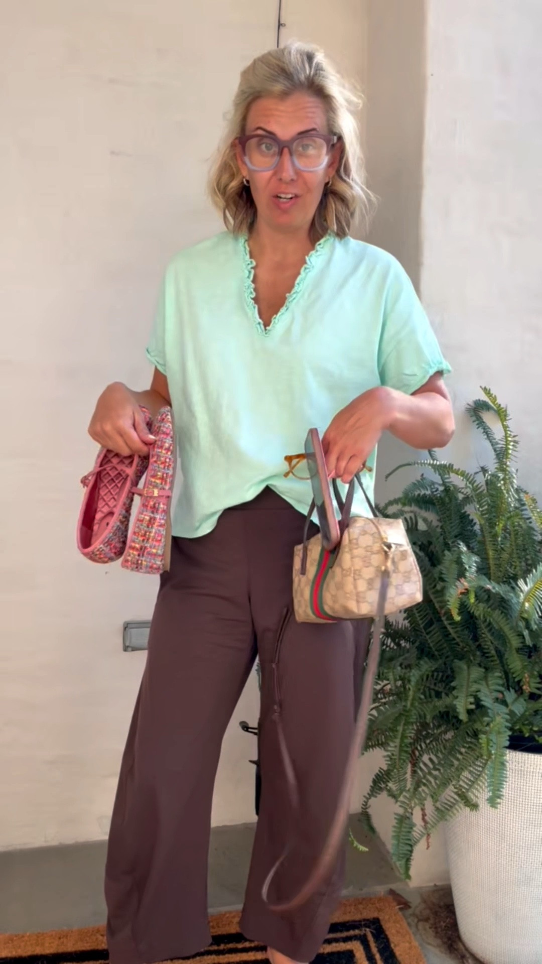 Tell me you’re a tired mom without telling me you’re a tired mom….crazy day yall! 
Top - one size 
Ruti pants - 4R
Mary Jane’s - 7.5 (1/2 size down) 

*code Catherine15 at Mersea
*code mixandmatchmadness at Loopy ￼

#LTKdayinmylife #LTKootd #LTKmomlife