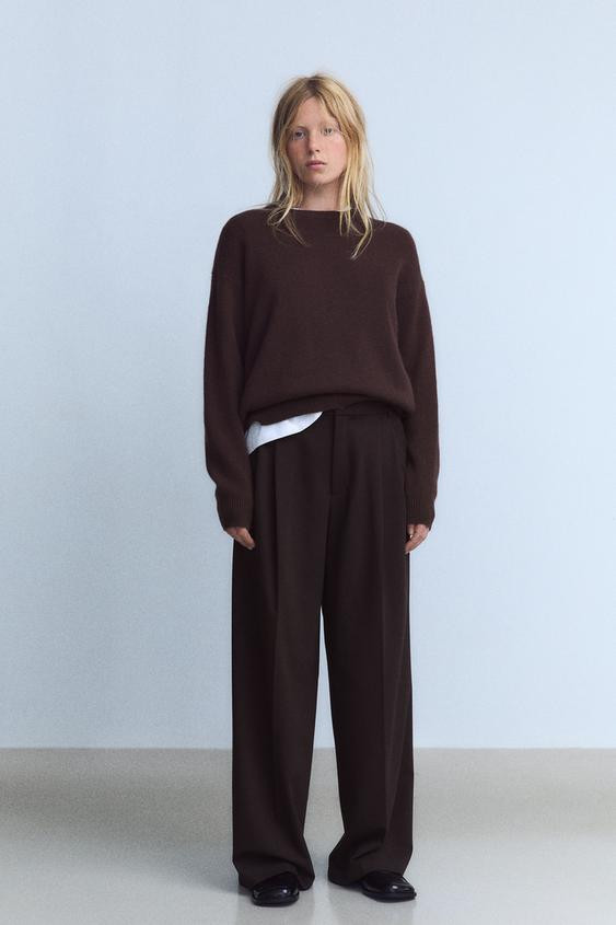 DOUBLE PLEAT PANTS | Zara US