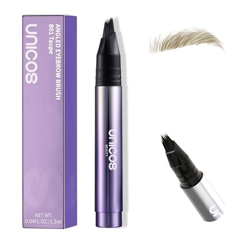 Unicos Eyebrow Pen, Angled Brow Brush, Eyebrow Pencils for Women, Natural Brow Pen, Hair-Like Strokes, 24hrs Long-Lasting, Waterproof, Smudge-Proof, Easy to Use, Multiple Uses, Gifts for Her, Taupe | Amazon (US)