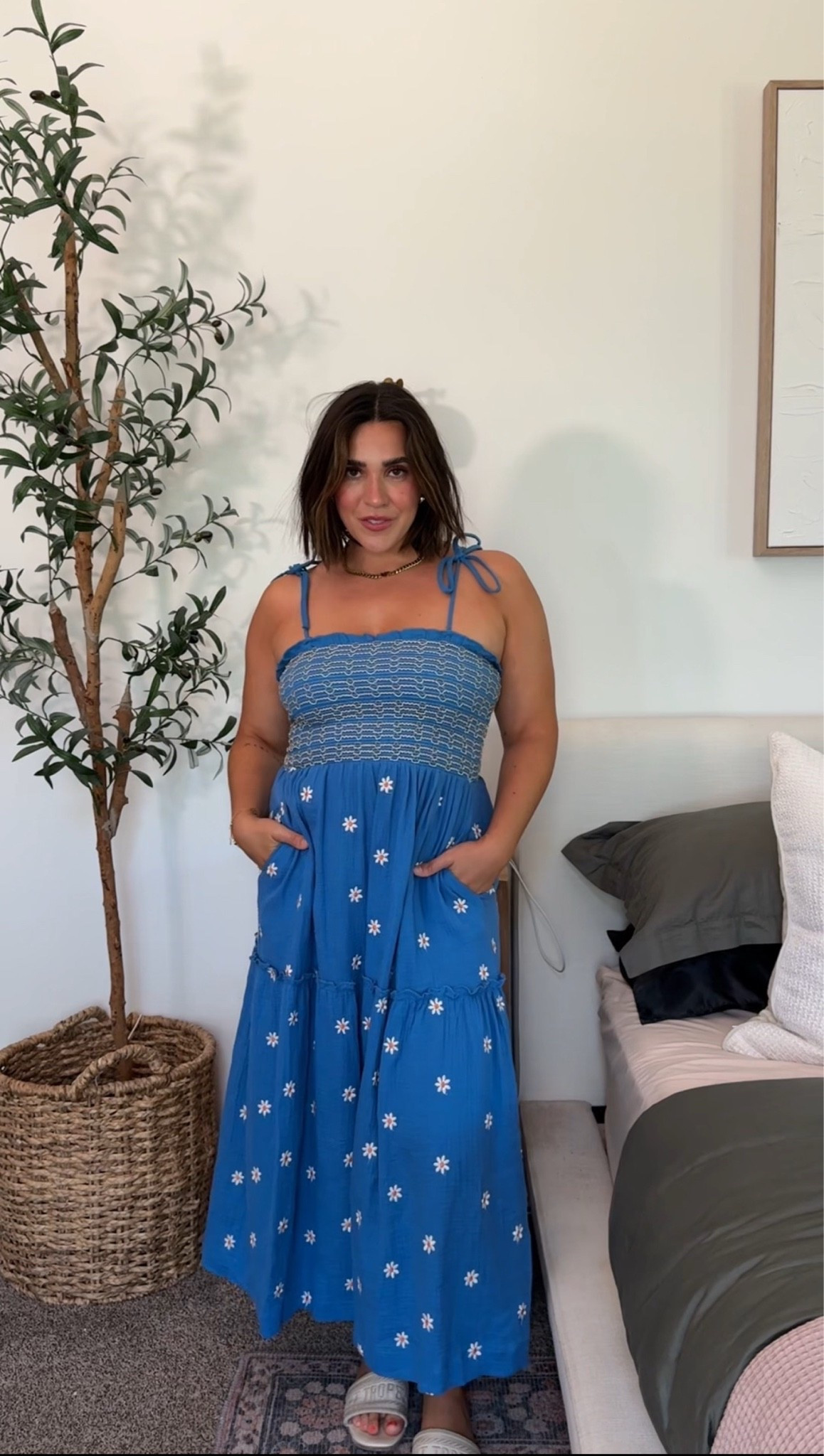 Strappy version of our favorite favorite Amazon dress! Floral maxi dress for spring/summer, family photos, wedding guest, etc. size L!

#LTKSeasonal #LTKMidsize #LTKootd