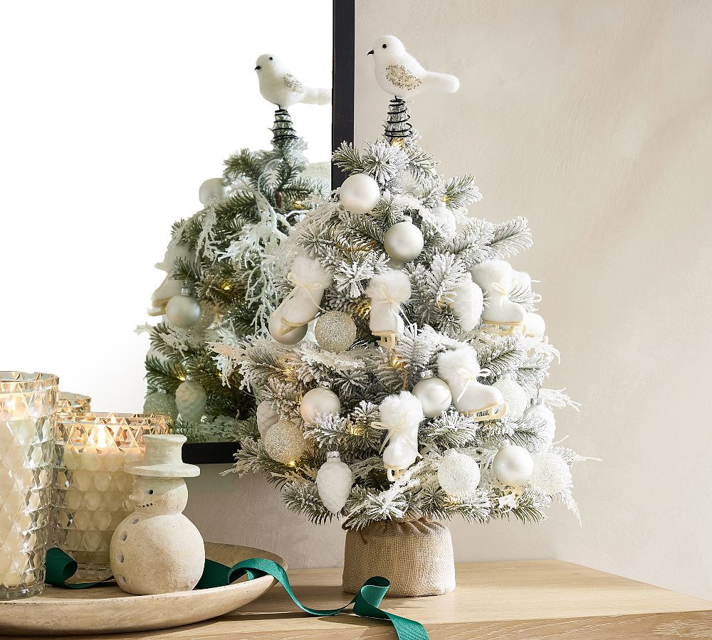 Winter White One and Done Mini Tree | Pottery Barn (US)