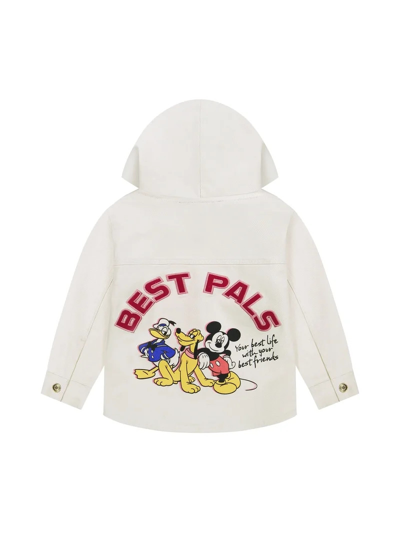 Mickey and Friends Toddler Boy Twill Shacket, Sizes 12M-5T | Walmart (US)