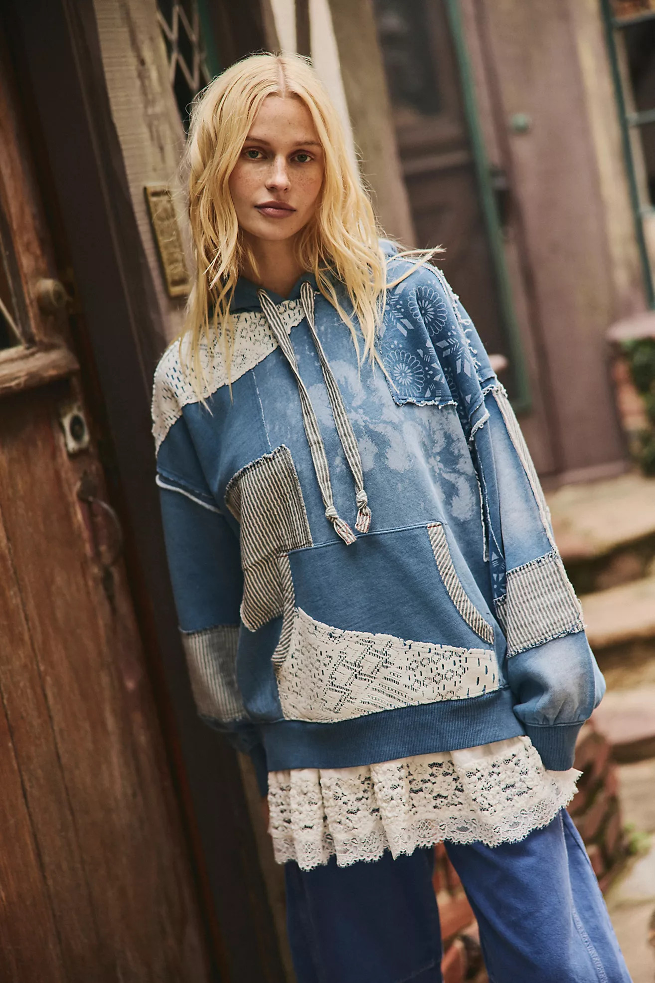 We The Free Tattered Romance Hoodie | Free People (Global - UK&FR Excluded)