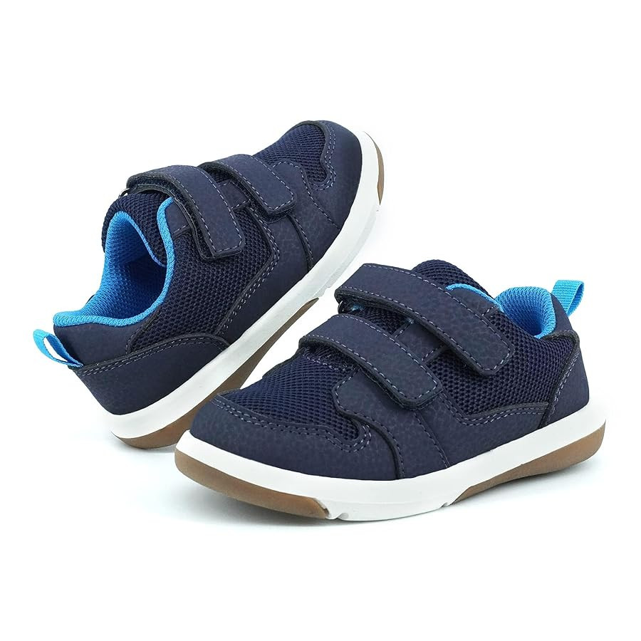 SKYWHEEL Toddler Boys Girls Tennis Shoes Kids Slip On Barefoot Shoes Wide Casual Walking Running ... | Amazon (US)