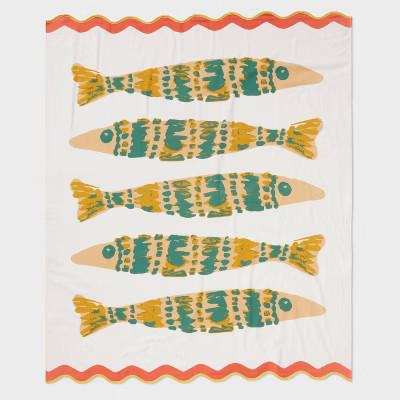 Fish Oversized Jumbo Beach Towel - Threshold™ | Target
