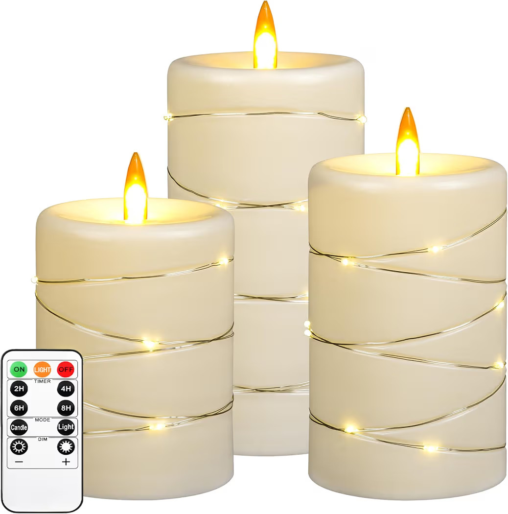 Da by Flameless Candles, 3 Dynamic Flame Candles, a Battery Candle Light, More Realistic Simulati... | Amazon (CA)