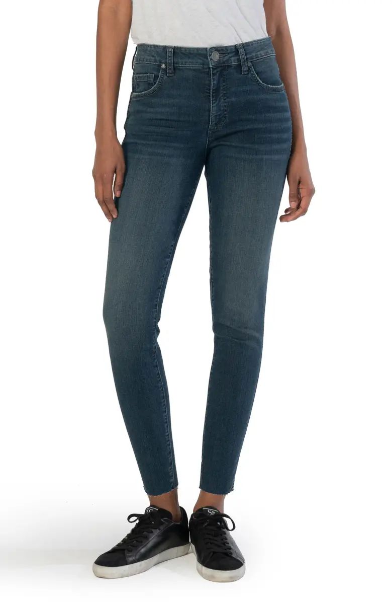 Donna Fab Ab High Waist Raw Hem Ankle Skinny JeansKUT FROM THE KLOTH | Nordstrom